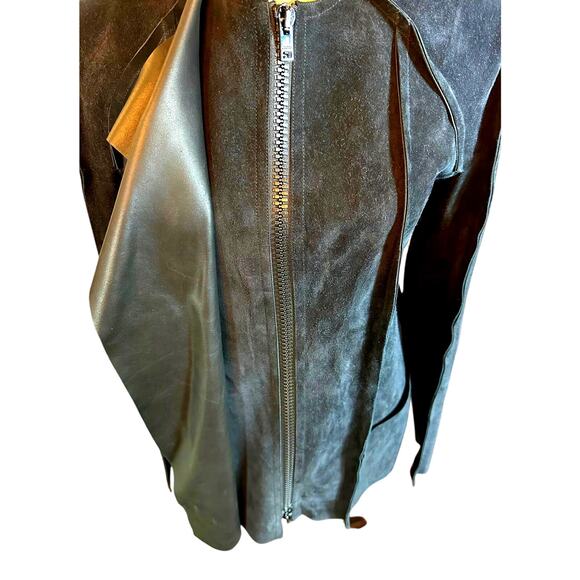 Isabel Marant Adixia Jacket 100% Calf Leather RARE Black size 38 (S/M) - Picture 7 of 16